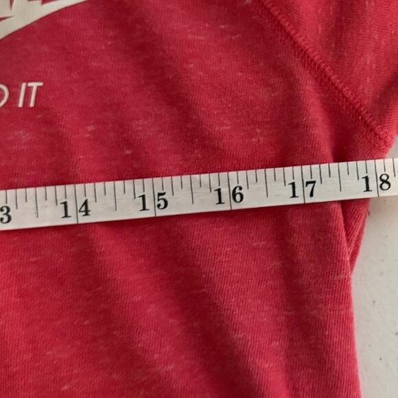 Nike Just Do It Zip Hoodie Women's Small Peach Pink Lightweight Jacket - Picture 8 of 8